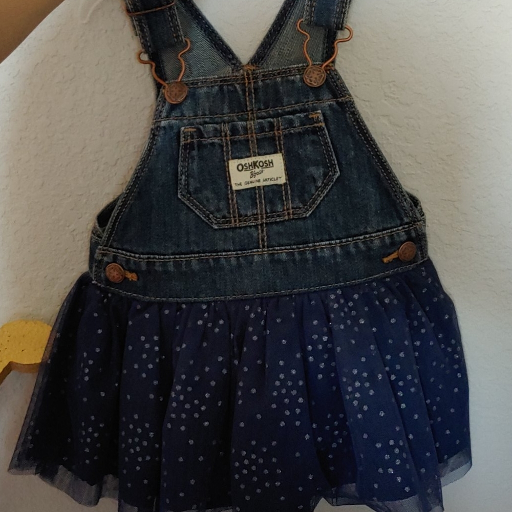 Osh Kosh baby jean dress